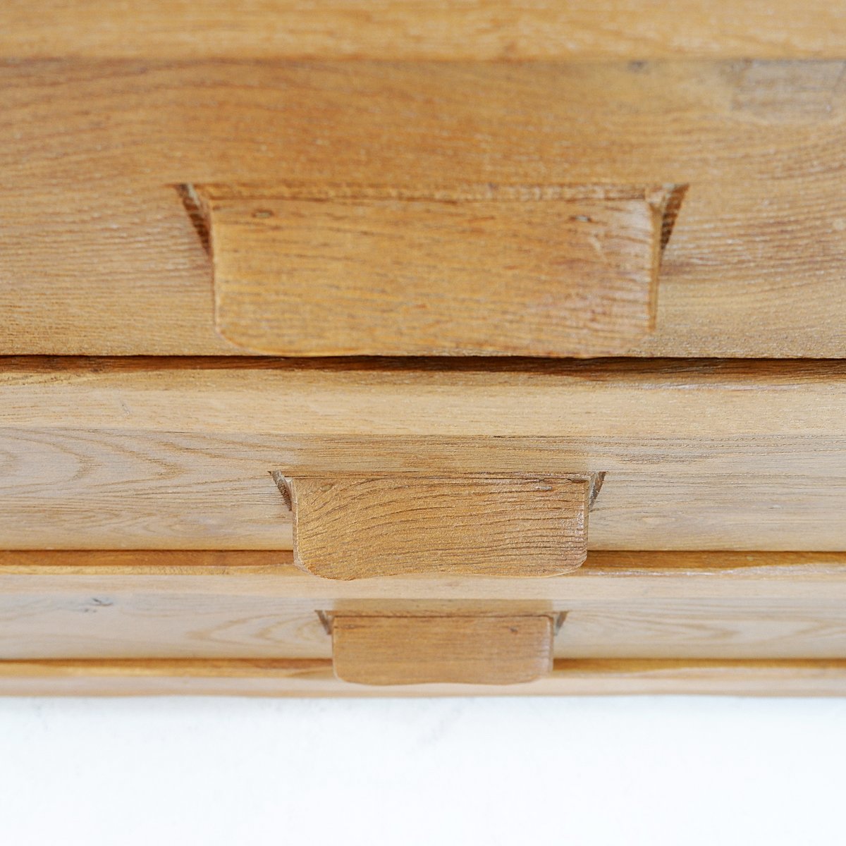 Commode brutaliste en chêne par Depuydt Meubelen, Belgique 1980-photo-4