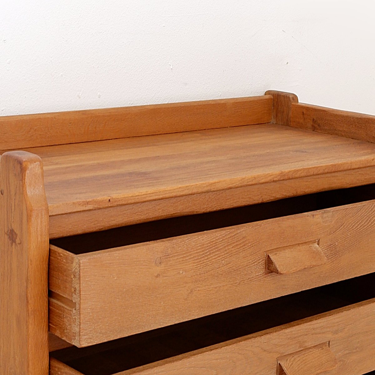Commode brutaliste en chêne par Depuydt Meubelen, Belgique 1980-photo-7