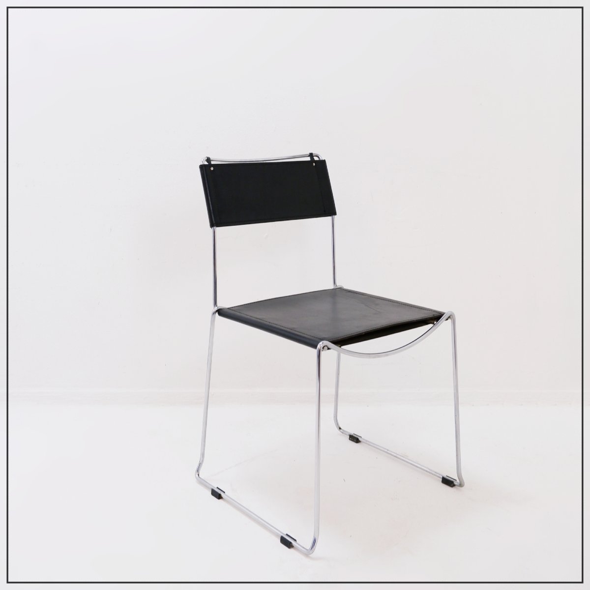 Minimalist Dining Chair By Giandomenico Belotti For Alias, 1980s