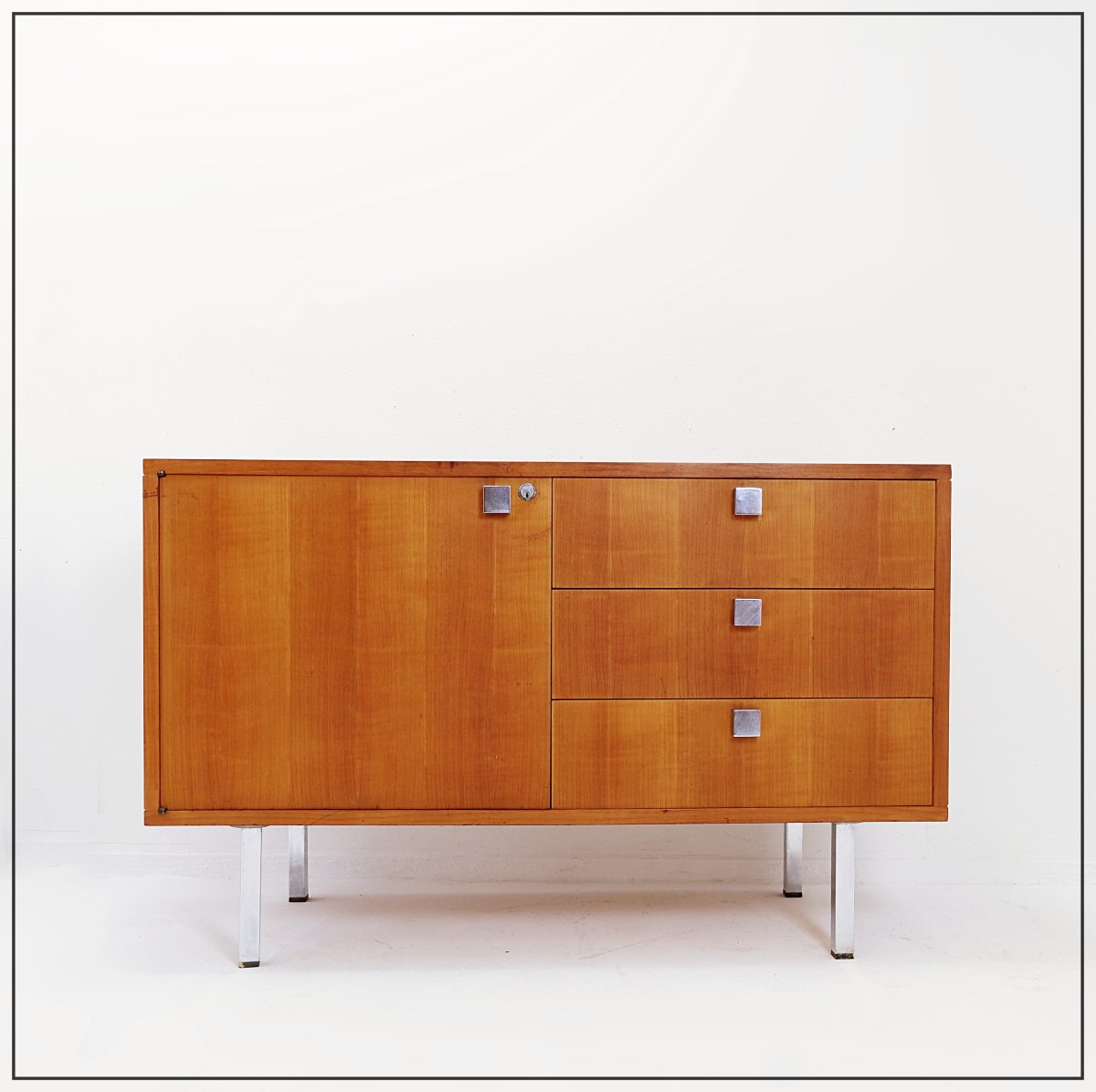 Small Sideboard Designed By Alfred Hendrickx For Belform—belgium, 1960s.