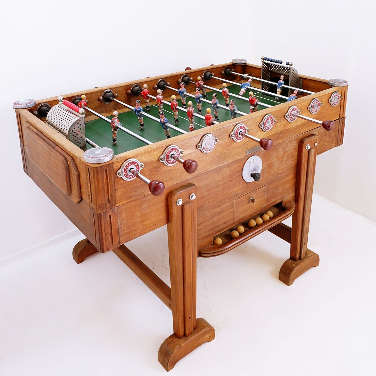 Stella "stella Champion" Model Foosball Table - France, Circa 1960-photo-1
