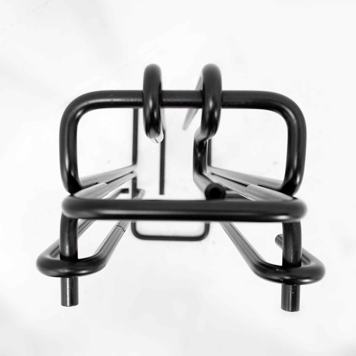 Set de feux ouvert minimalistes en métal noir « Mace-Line » par Ann Maes - années 1970-photo-6
