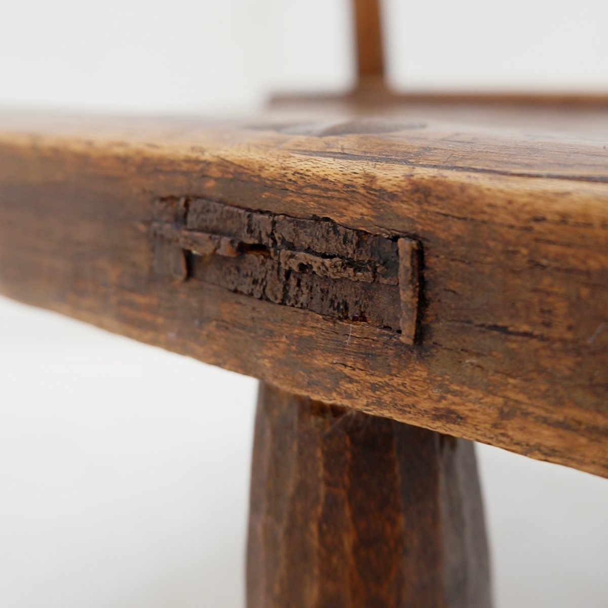 Hand-carved Traditional African “baoulé” Chair, 1920s-photo-3