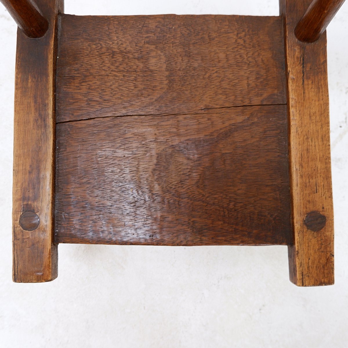 Hand-carved Traditional African “baoulé” Chair, 1920s-photo-5