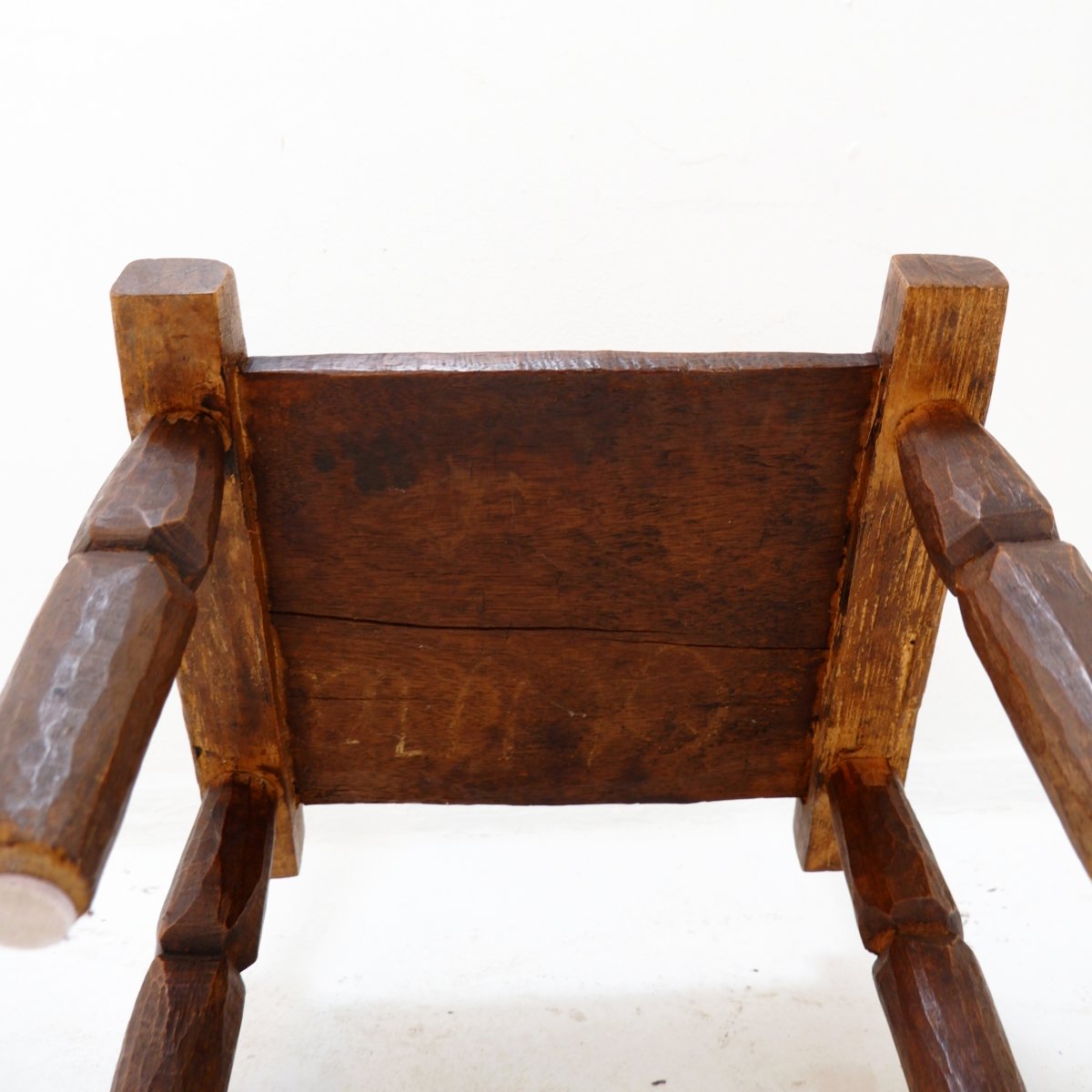 Hand-carved Traditional African “baoulé” Chair, 1920s-photo-8