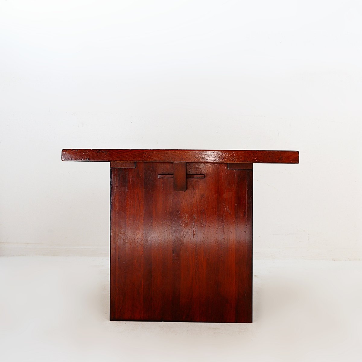 Square Coffee Table Attributed To Axel Vervoordt, Belgium, 1980s-photo-4