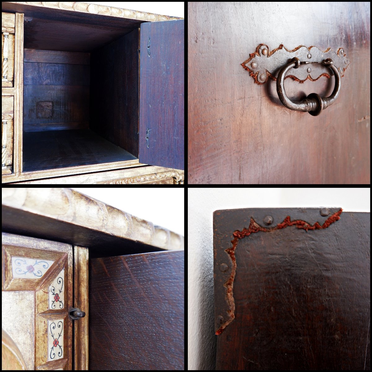 19th-century Spanish Vargas-style Bargueño Cabinet-photo-6
