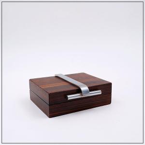 Art Deco Box In Wood And Metal Attributed To Maison Desny - 1930s