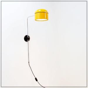 Yellow “space Age” Wall Sconce By Arnold Berges For Staff – Germany, 1970s