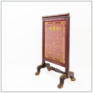 Antique Empire-style Fireplace Screen (early 19th Century)