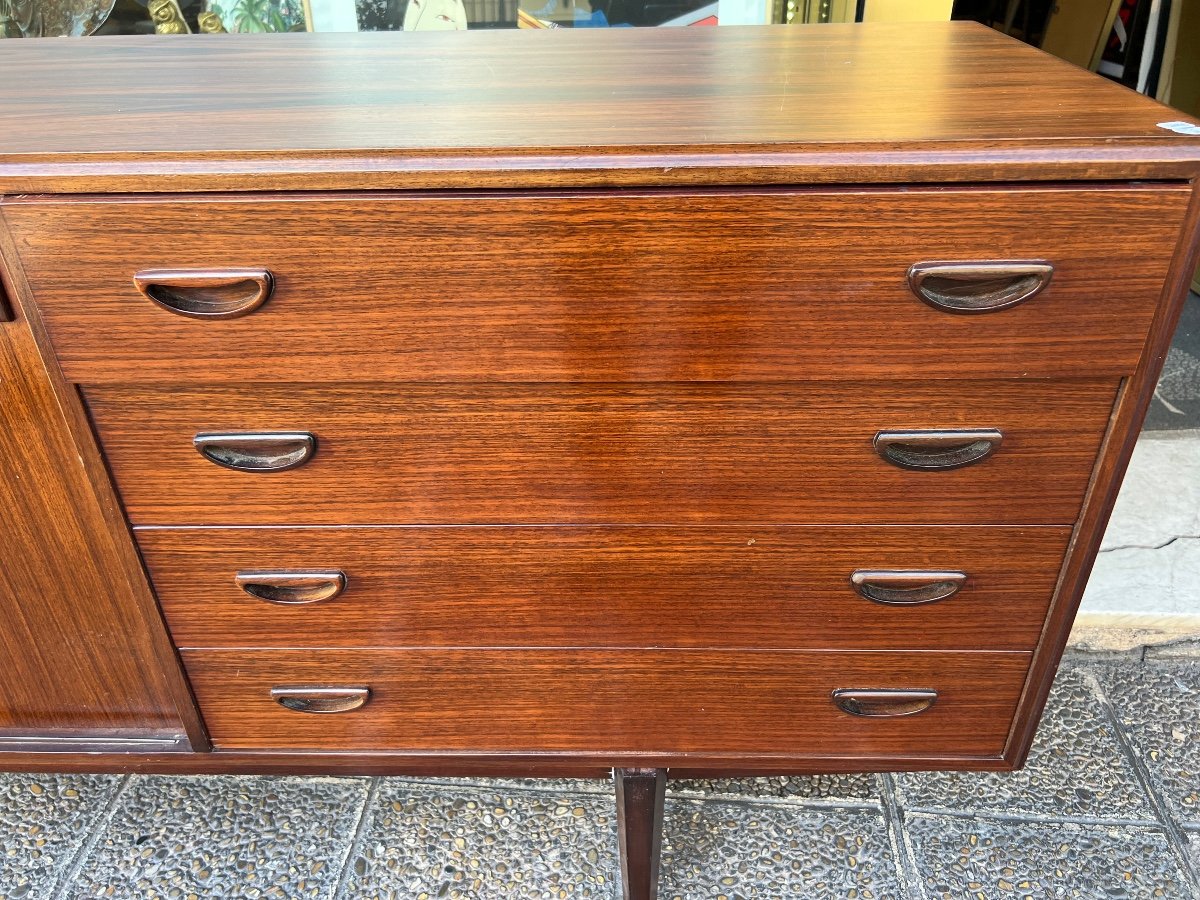 Vintage Danish Teak Buffet Sideboard, 1960s-photo-1