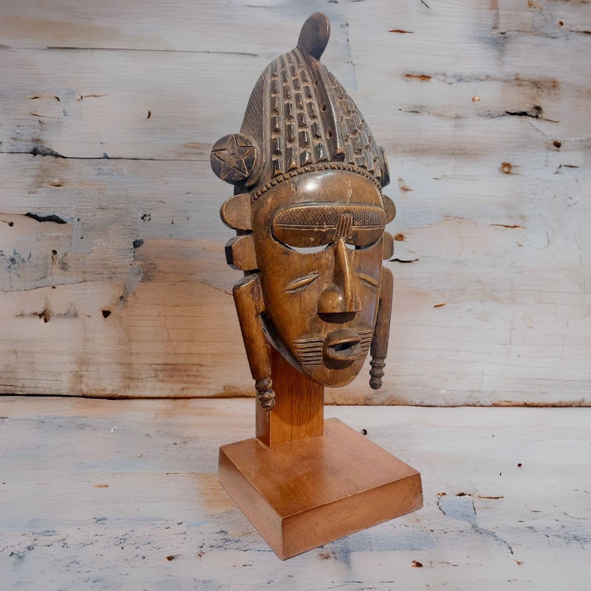 Masque LIGBI De Côté d Ivoire, Afrique-photo-2