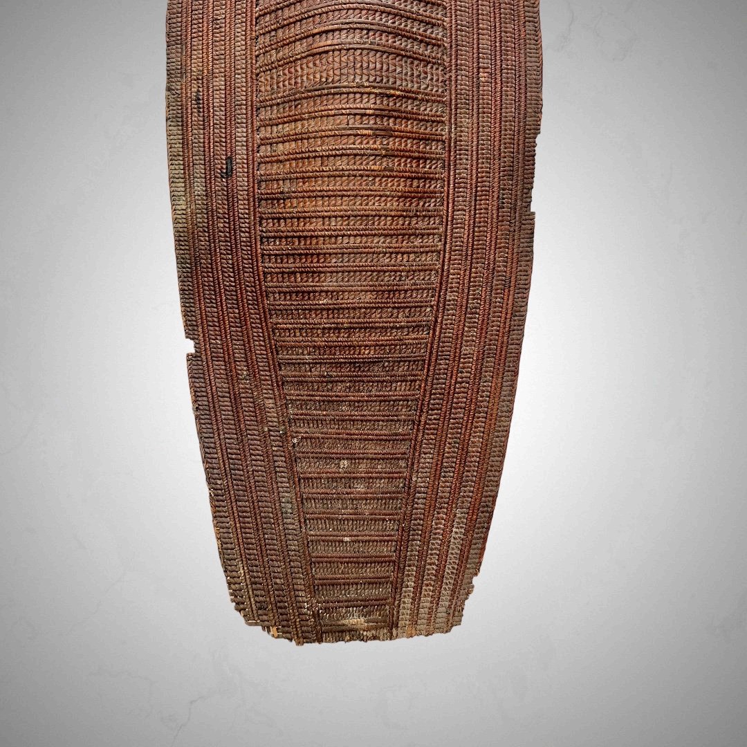 Large Nguba Braided Shield From Congo-photo-2