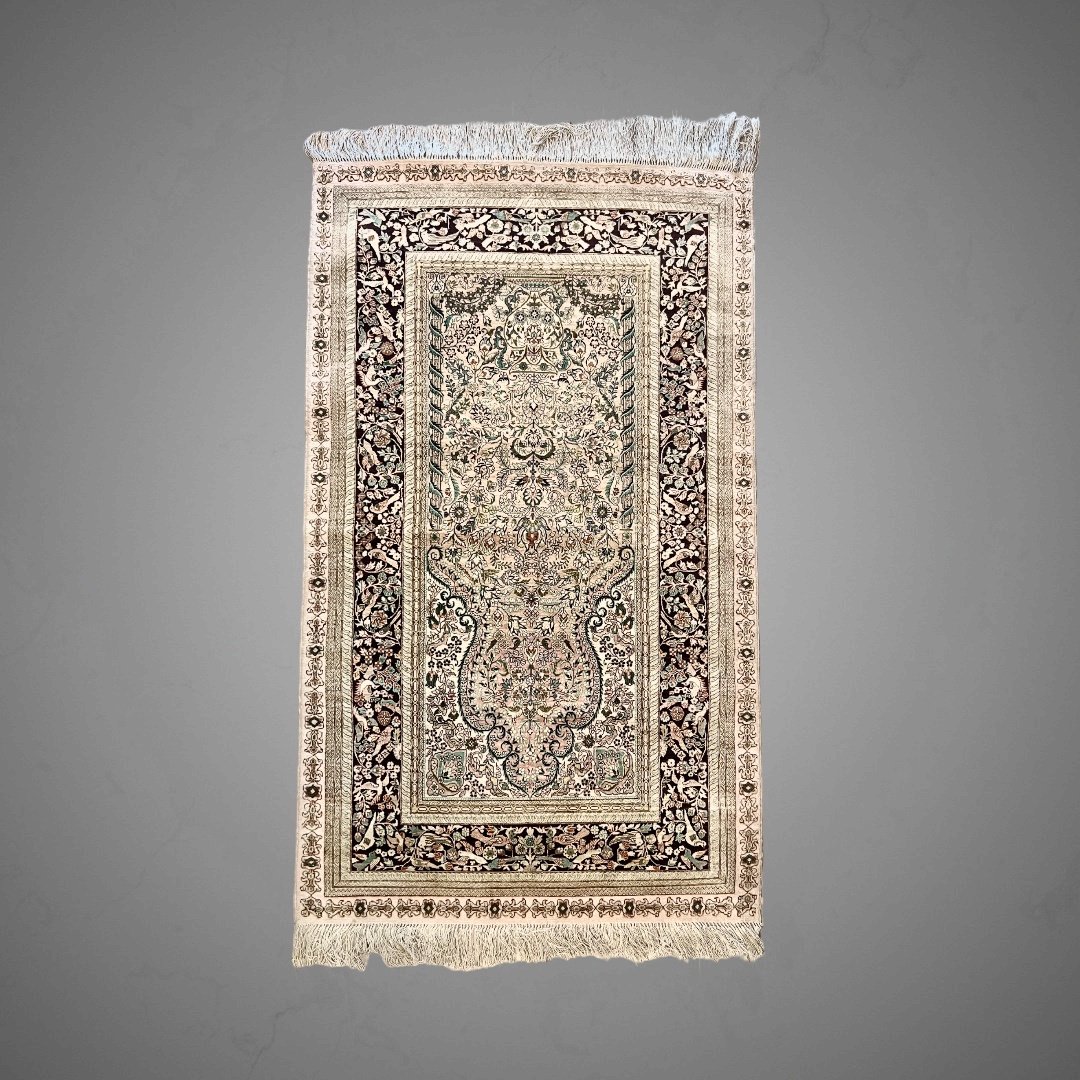 Hereke Rug In Natural Silk