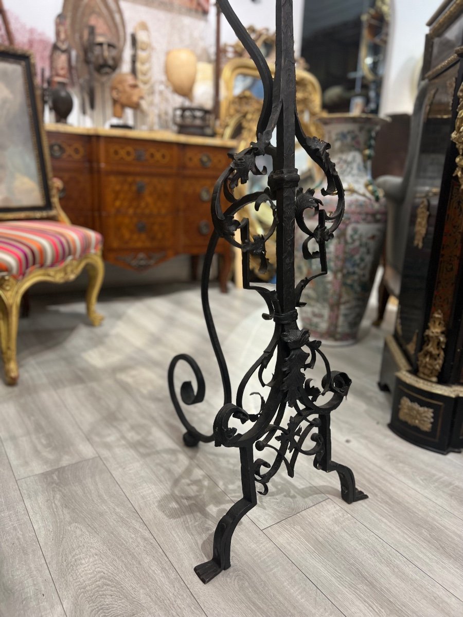 Lectern In Wrought Iron From The Beginning 18th Century-photo-4