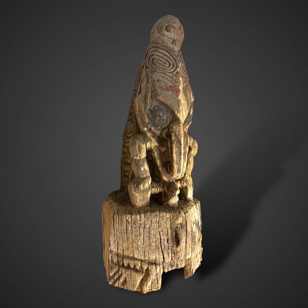 Statue D Ancêtre De Garamut, Fleuve Ramu, Papouasie -photo-1