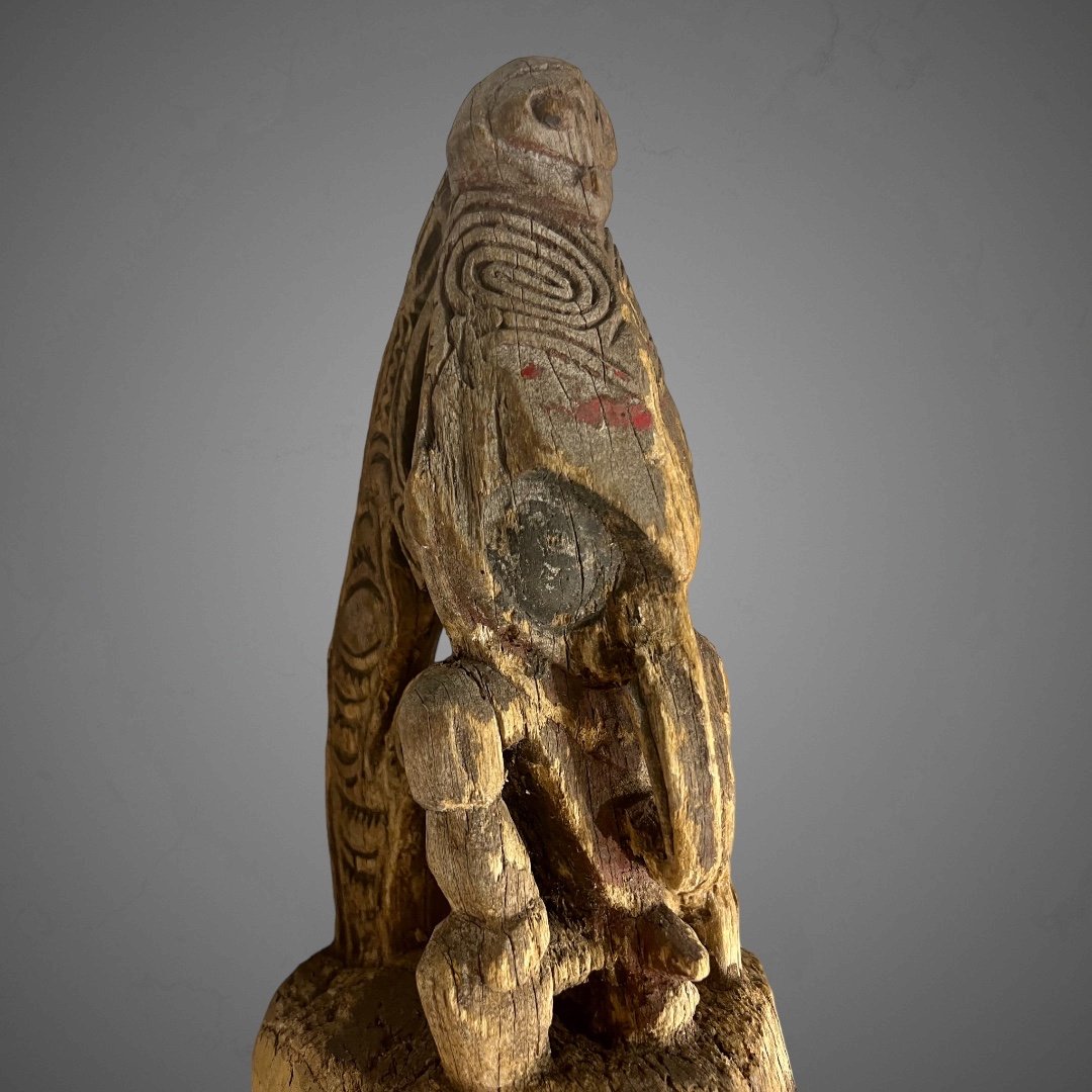 Statue D Ancêtre De Garamut, Fleuve Ramu, Papouasie -photo-3