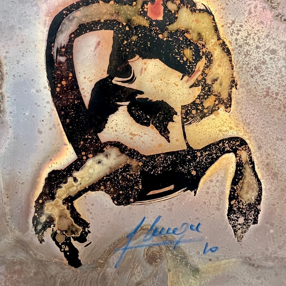 Arthur Unger,  Peintre Du Feu Sur Cuivre, Luxembourg-photo-1