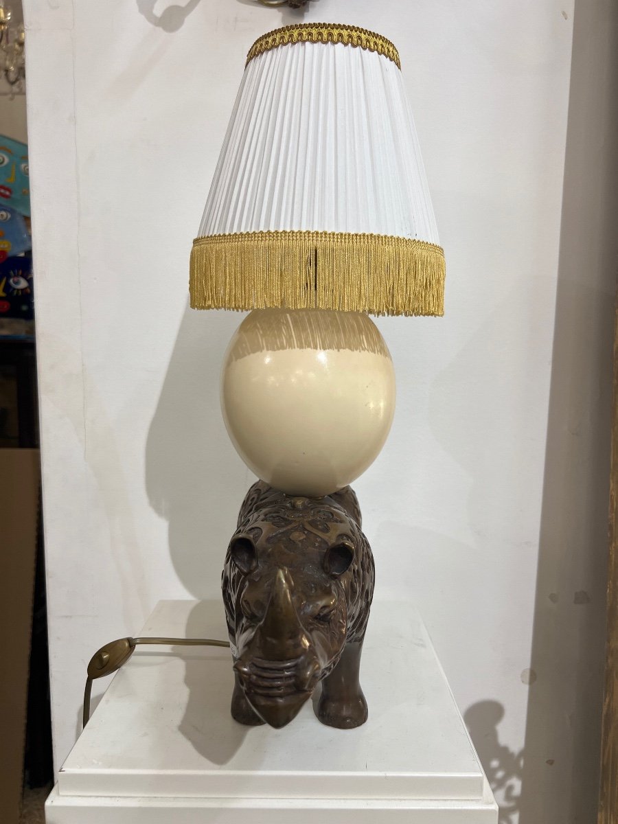 Curiosity Ostrich Egg Lamp-photo-2
