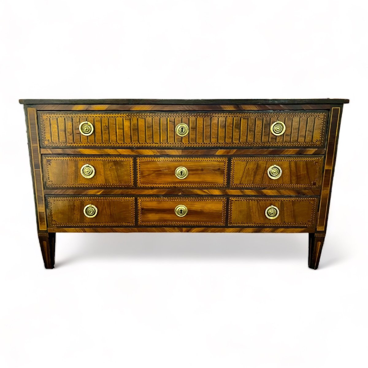 Commode D époque Louis XVI , Italie 18 Eme Siècle -photo-3