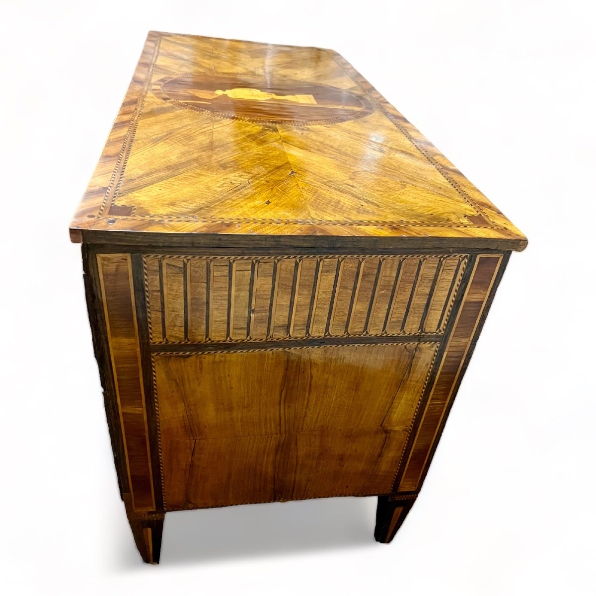 Commode D époque Louis XVI , Italie 18 Eme Siècle -photo-4