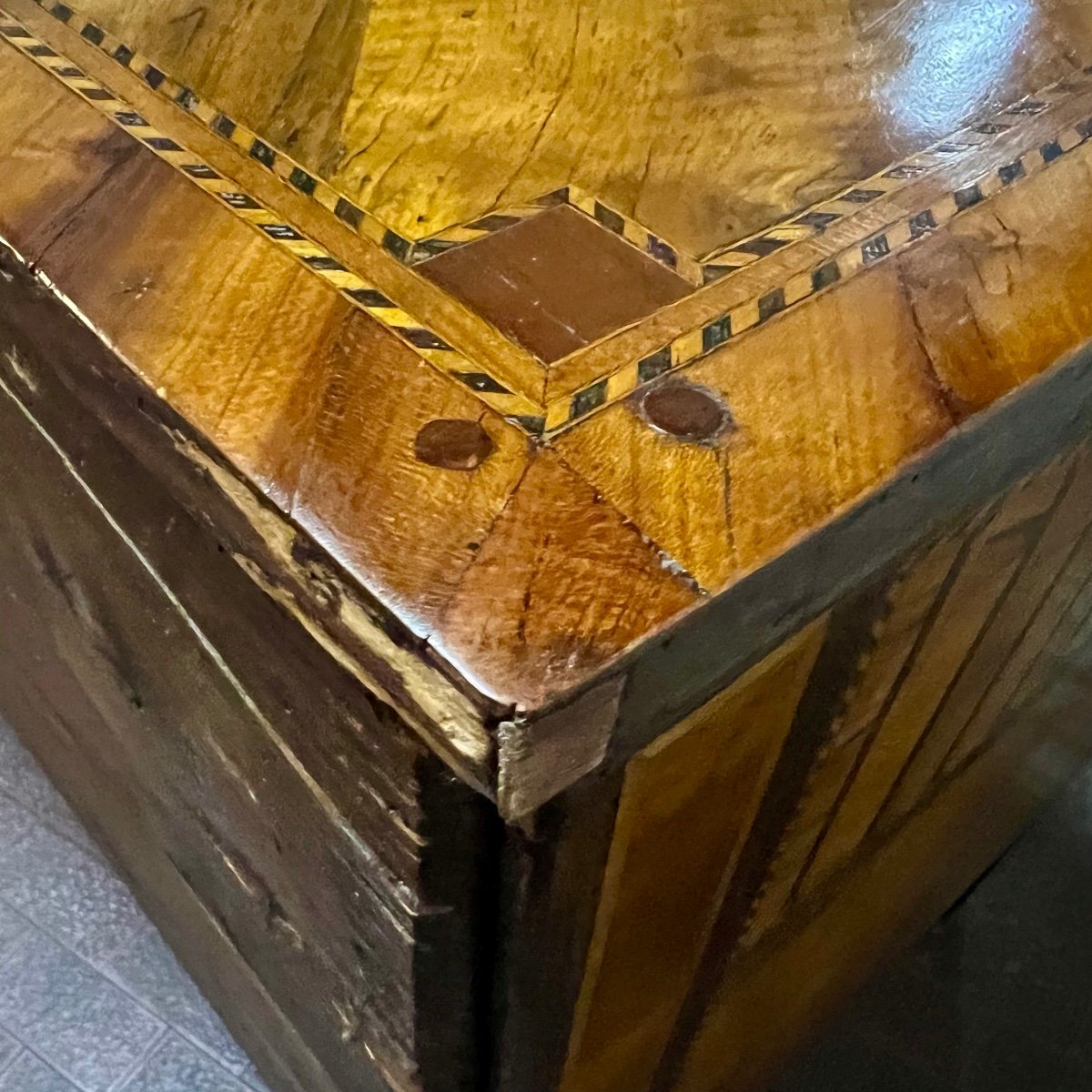 Commode D époque Louis XVI , Italie 18 Eme Siècle -photo-8