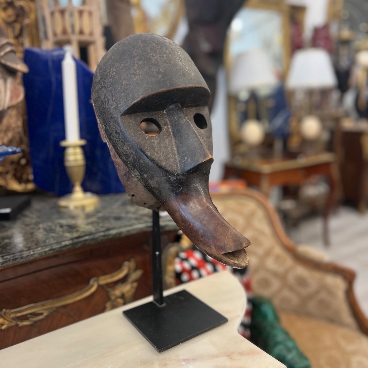 Dan Mask From Ivory Coast, Africa 1950-photo-3