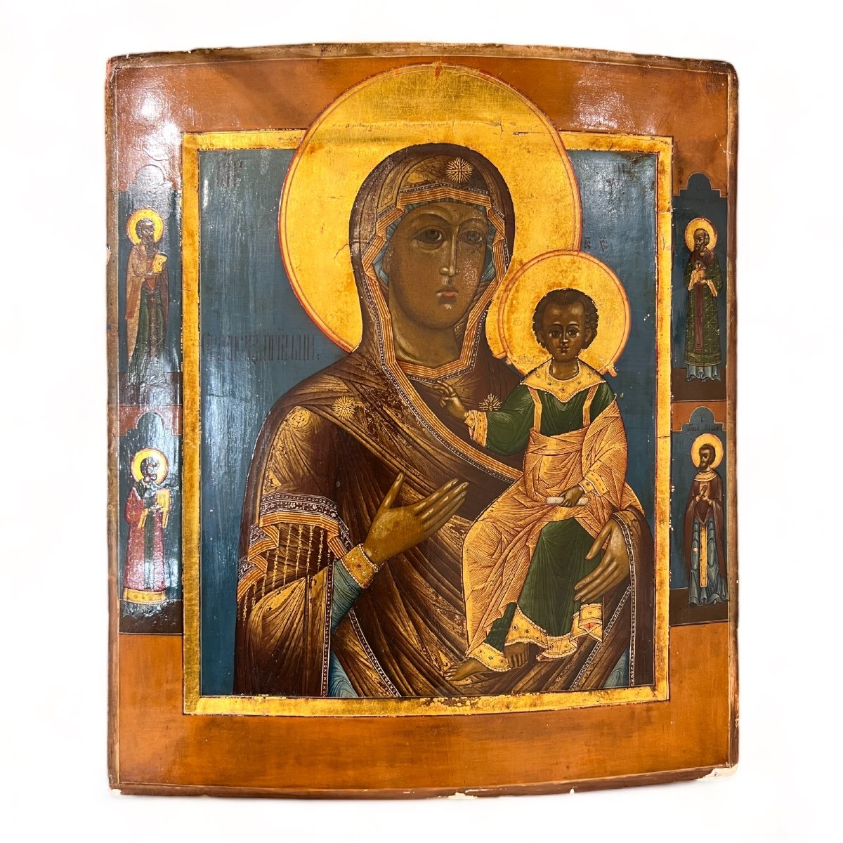 Icone De La Mère De Dieu Tikhvinskaya, Début XIXeme 
