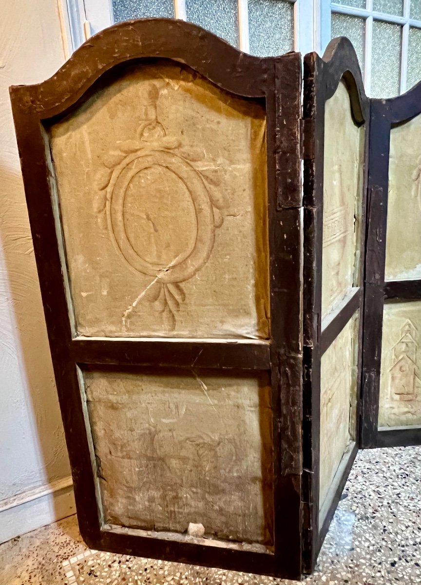 Screen With 3 Leaves, 18th Century  -photo-4