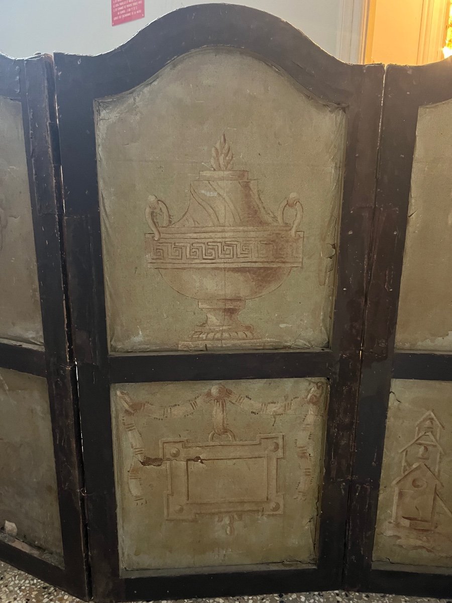 Screen With 3 Leaves, 18th Century  -photo-5