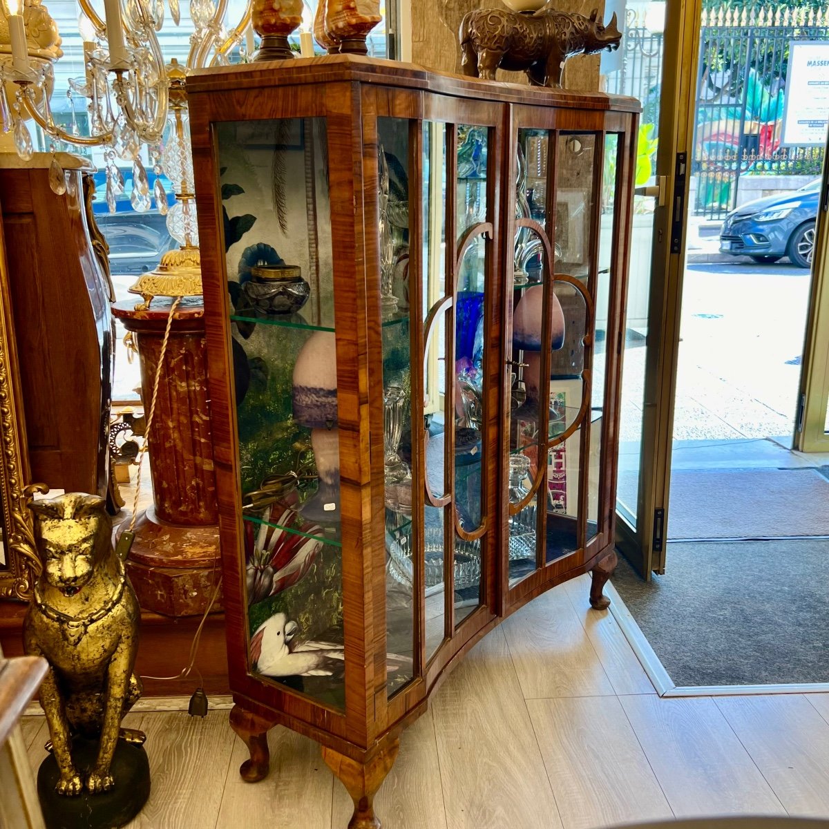 Art Deco Display Case, 1920-photo-3