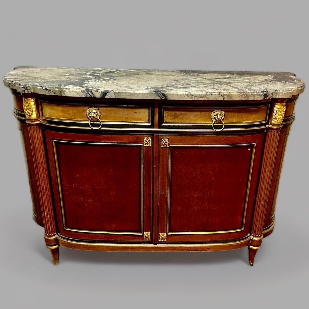 Buffet Enfilade En Acajou de style Louis XVI, maison  Krieger