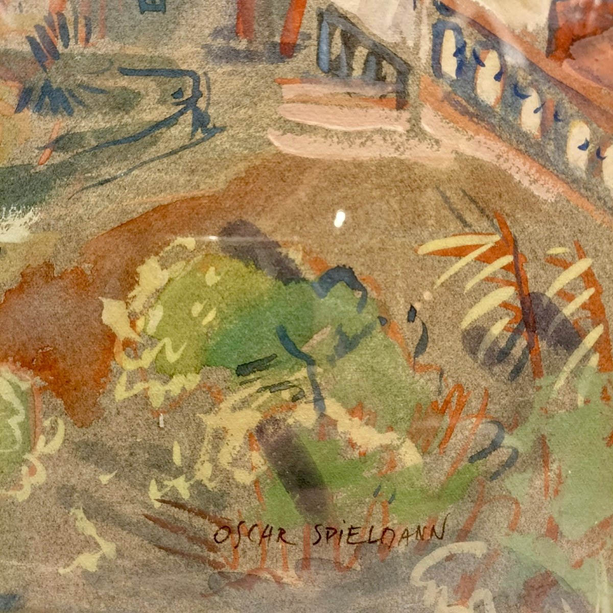 Oscar Spielmann, peintre Orientaliste, Jardins Du Palais Massena Et Negresco à Nice -photo-4