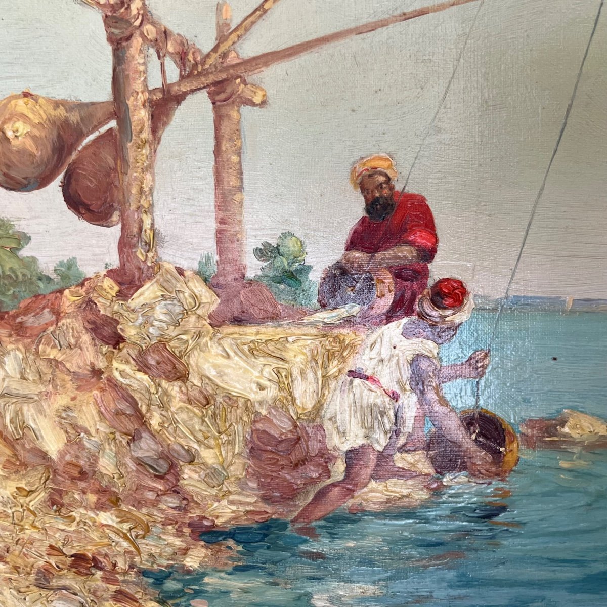 Orientalist Painting By Manago (1880-1936)-photo-4