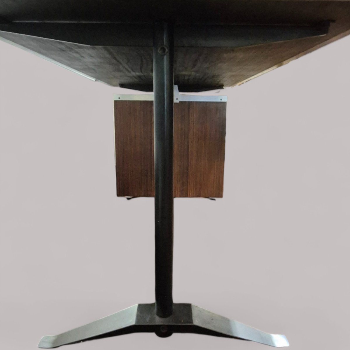 Bureau en bois et métal par Alberto Rosselli et Gio Ponti pour Arflex, 1958-photo-6