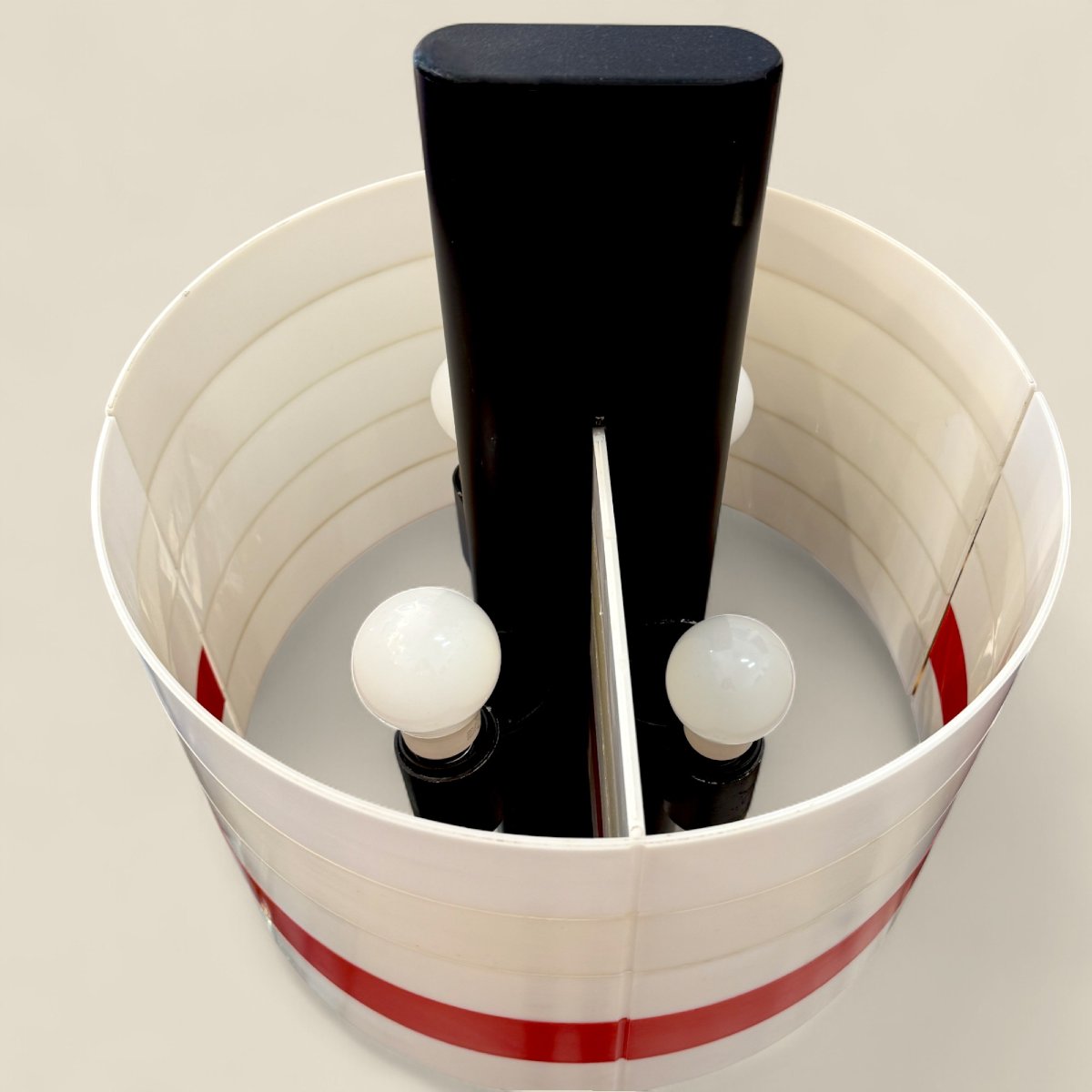Rare Paire de Lampadaires "Stigram" Originaux par l’artiste Jean Pierre Vitrac, 20ème siècle-photo-3