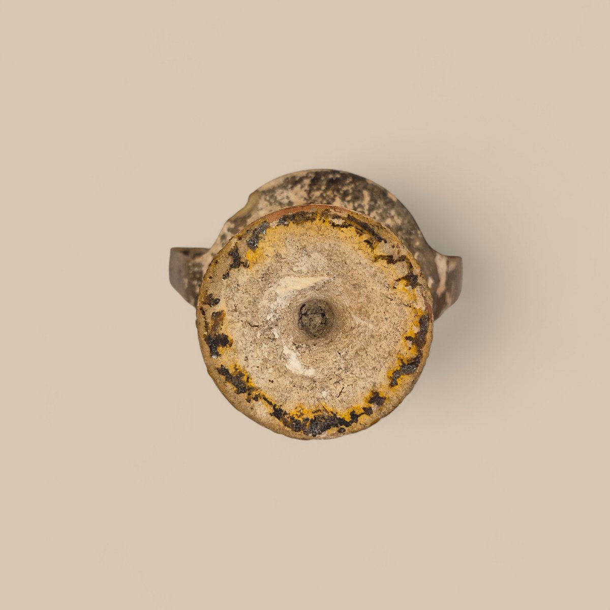 Ancient Greek Terracotta Kantharos With Thermoluminescence Certificate, 1st Century Ad-photo-8