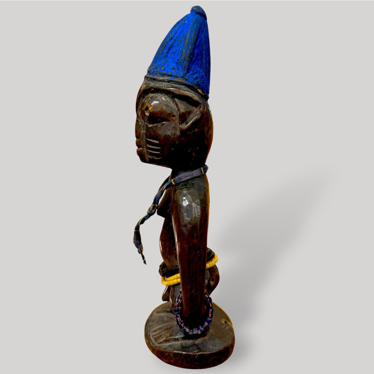 Couple de Yoruba Ibeji, Nigeria, bois et pigment, milieu du XXᵉ siècle-photo-8