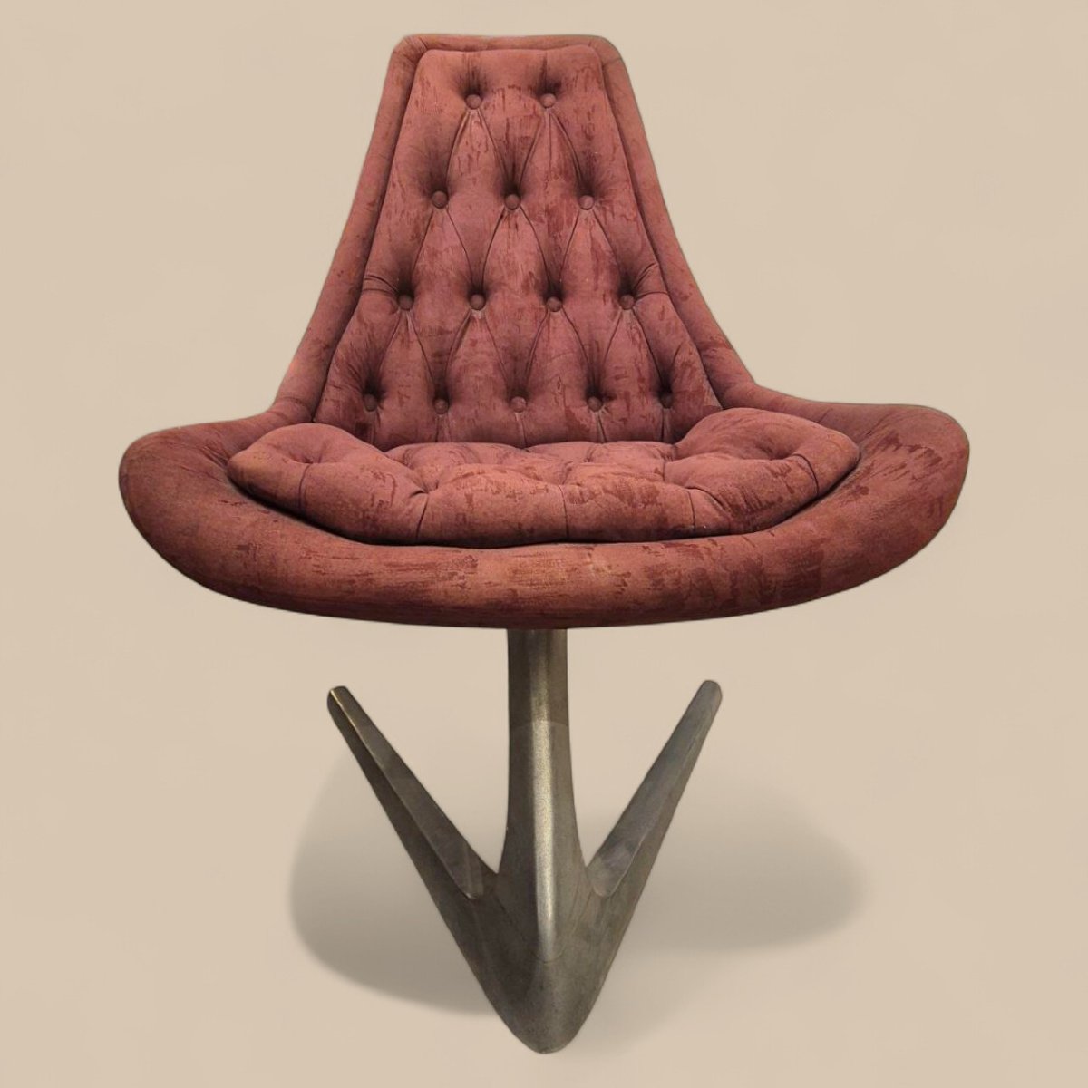  Vladimir Kagan — Chromcraft Sculpta “star Trek” Living Room Set, Table And 4 Chairs (1966)-photo-3