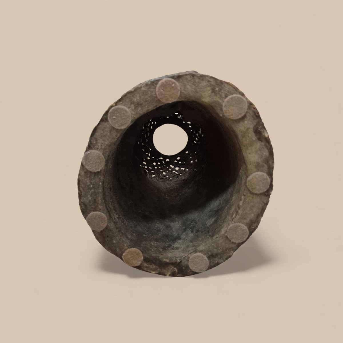 Royal Bronze Head, Ife Style, Circa 1940, Benin-photo-6