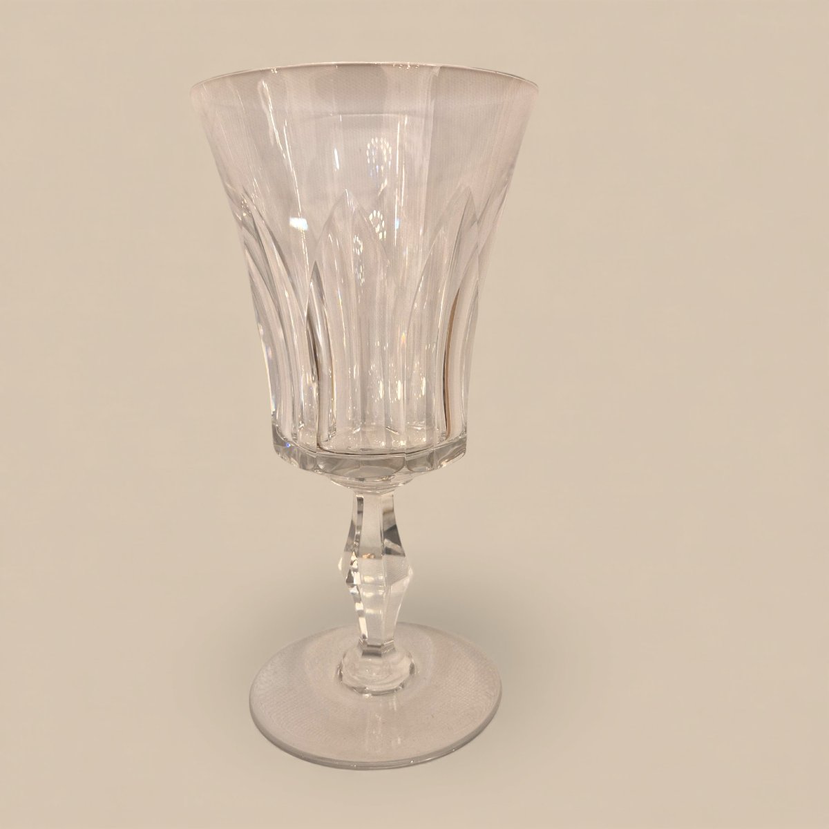 Baccarat Crystal Service – Polignac Model – Signed – 42 Pieces, Circa 1950-photo-1