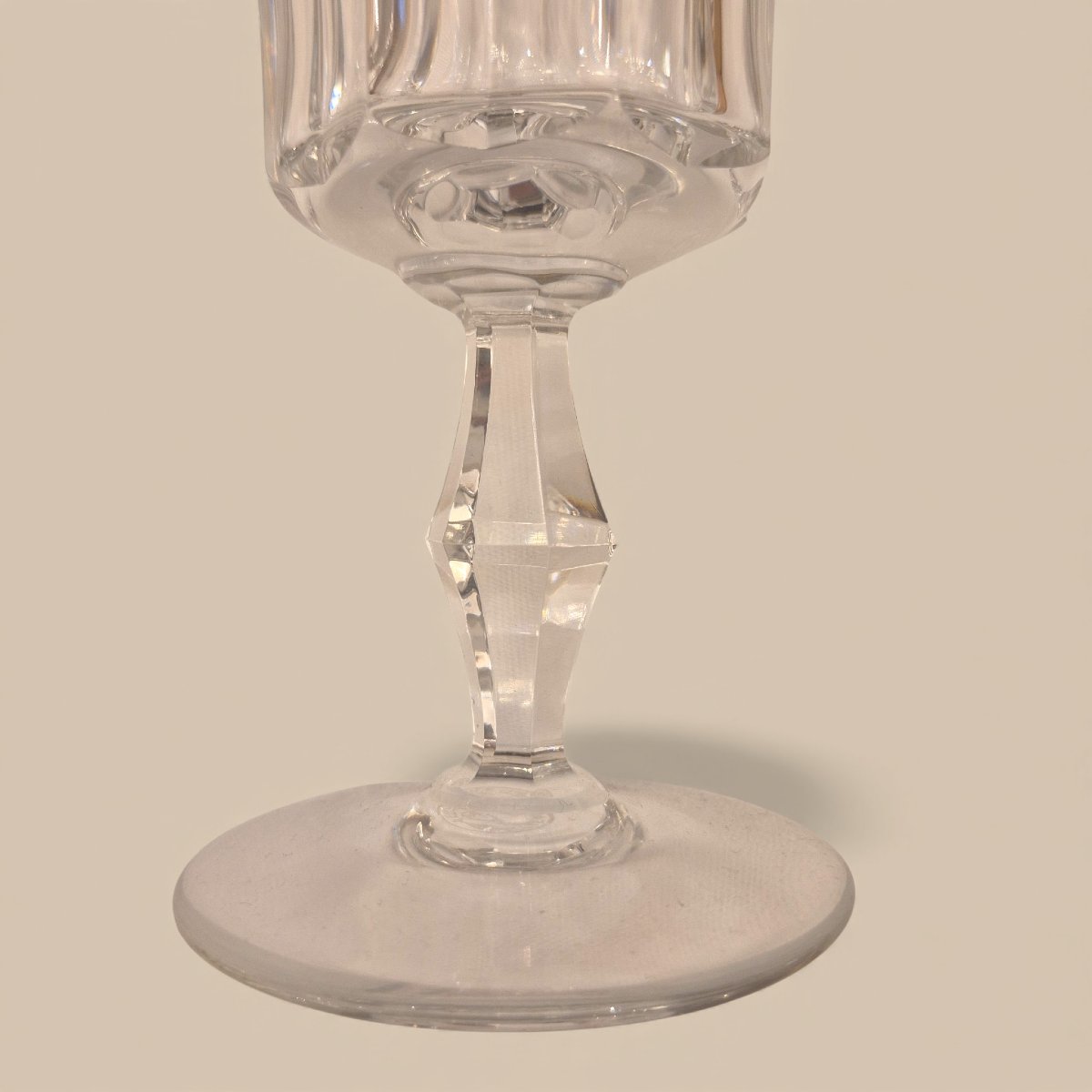 Baccarat Crystal Service – Polignac Model – Signed – 42 Pieces, Circa 1950-photo-2