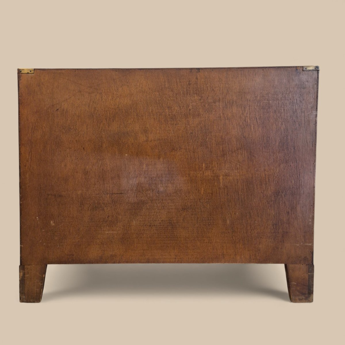 Country Navigation Chest Of Drawers, 19th Century, Wood And Gilt Brass Fittings-photo-7