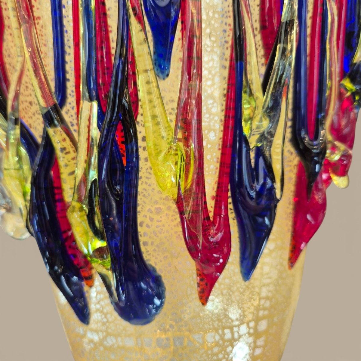 Murano Glass Vase-sculpture Signed By Master Glassmaker Fabio Tagliapietra-photo-3