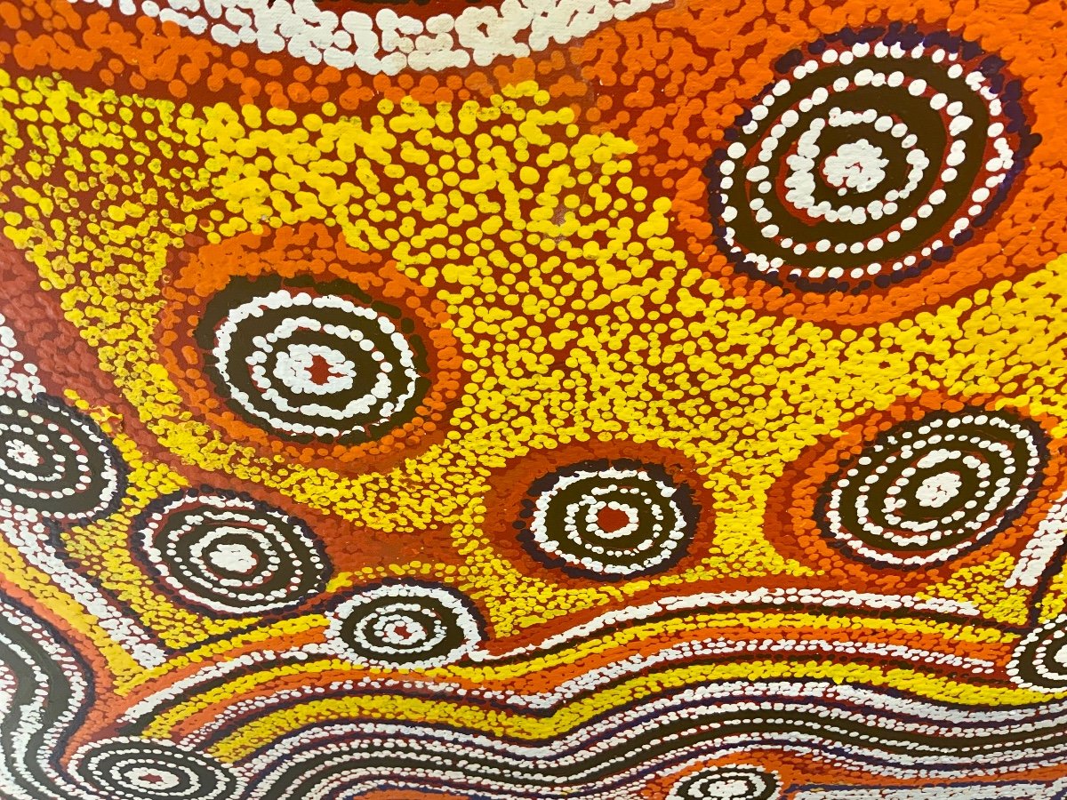 Tableau Aborigene : Paddy Sims Japaljarri-photo-3