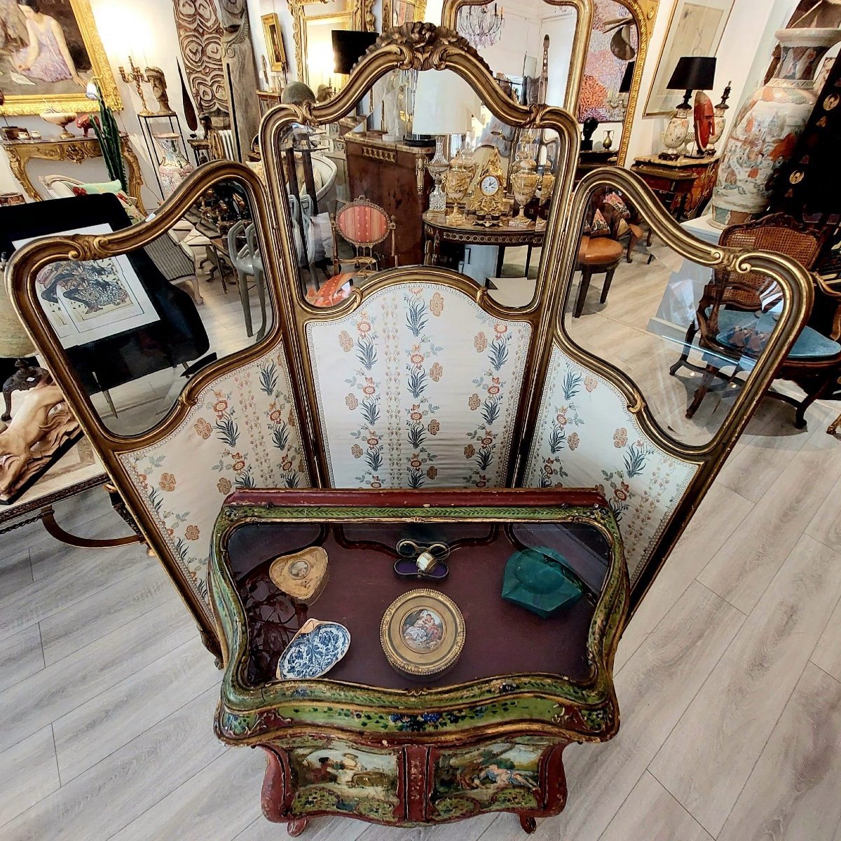 Venetian Baroque Style Sideboard, 19th Century-photo-4