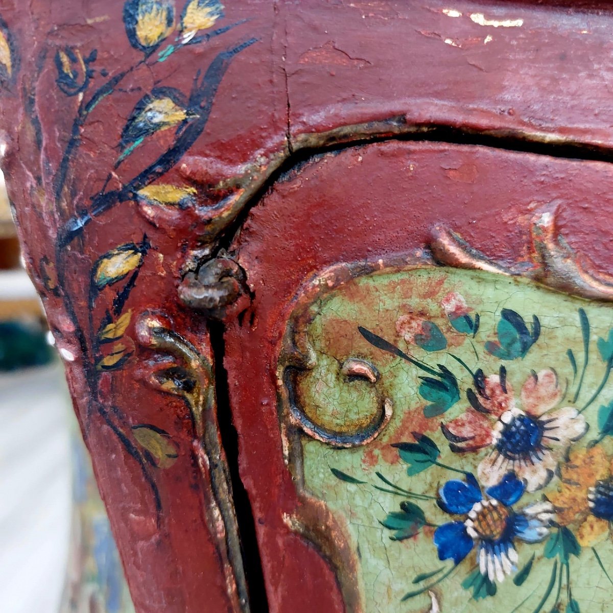 Venetian Baroque Style Sideboard, 19th Century-photo-5