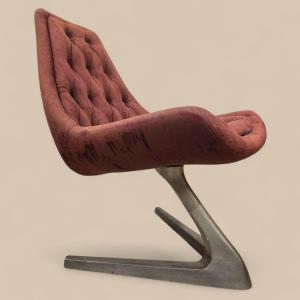  Vladimir Kagan — Chromcraft Sculpta “star Trek” Living Room Set, Table And 4 Chairs (1966)