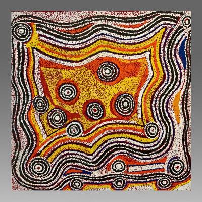 Tableau Aborigene : Paddy Sims Japaljarri