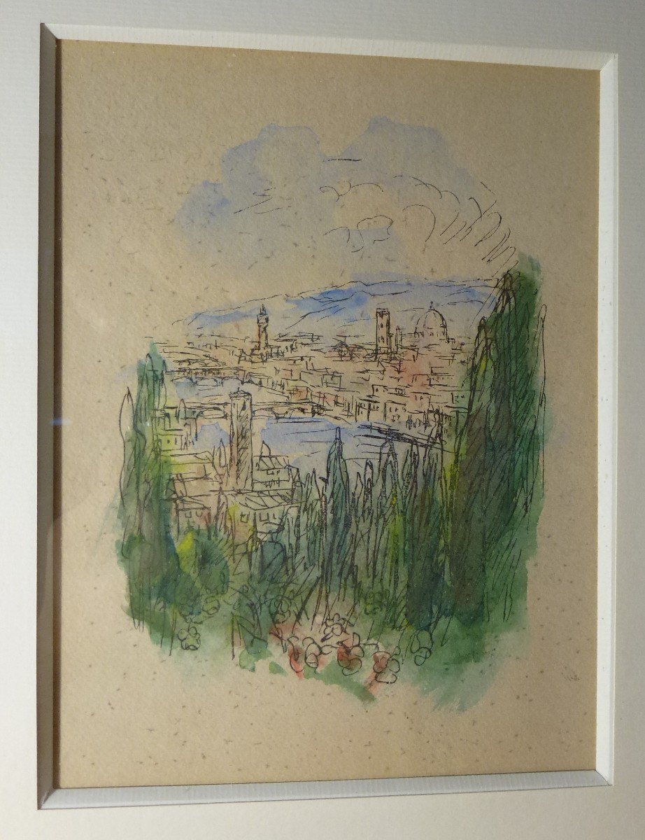 Pierre Laprade (1875 - 1931) - Florence - XIX / XX ème  - Paysage - 